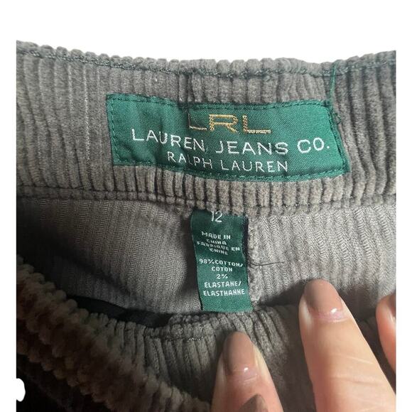 LRL Lauren Jeans Co. Ralph Lauren Classic Bootcut Brown Corduroy Pants Size 12 - Picture 5 of 9